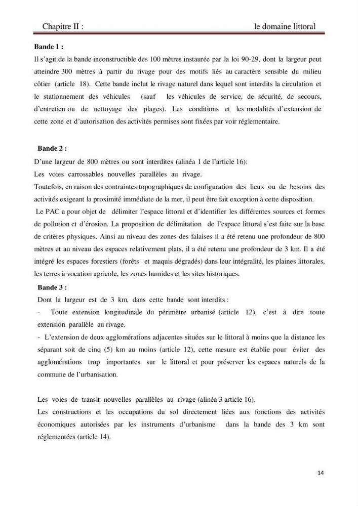 La problématique de durabilité du domaine littoral Herraoua- Réghaia
