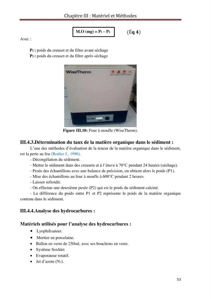 Etat de la pollution par les hydrocarbures du sédiment superficiel dans le port d\'Alger