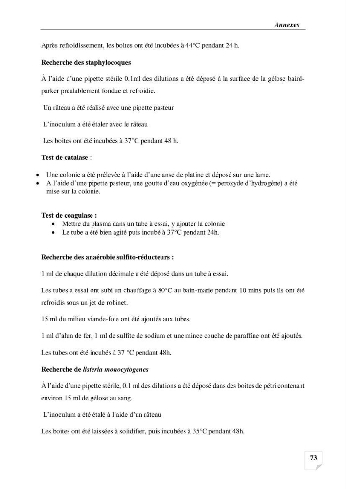 Production, analyse et valorisation de microalgues (Spiruline)