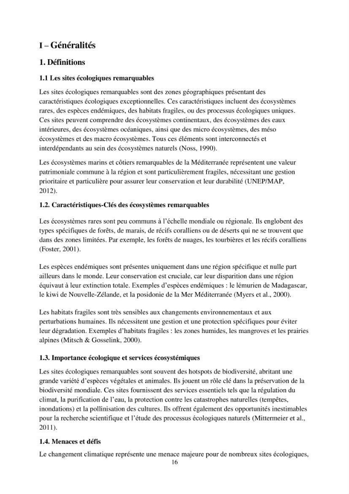 Caractérisation d\'un site d\'intérêt écologique (El Hamdania, Tipaza ) comme habita d\'éspèces protégées