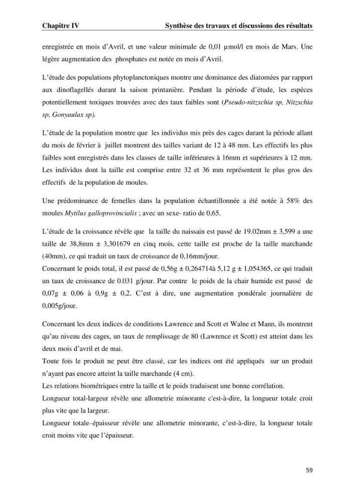 Les métaux traces dans les moules: Etude rétrospective et comparative dans les côtes centrales algériennes (baies de Zemmouri, d’Alger et de Bou-Ismail).
