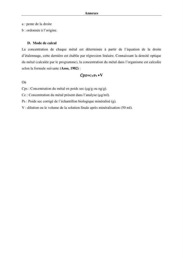 Les métaux traces dans les moules: Etude rétrospective et comparative dans les côtes centrales algériennes (baies de Zemmouri, d’Alger et de Bou-Ismail).