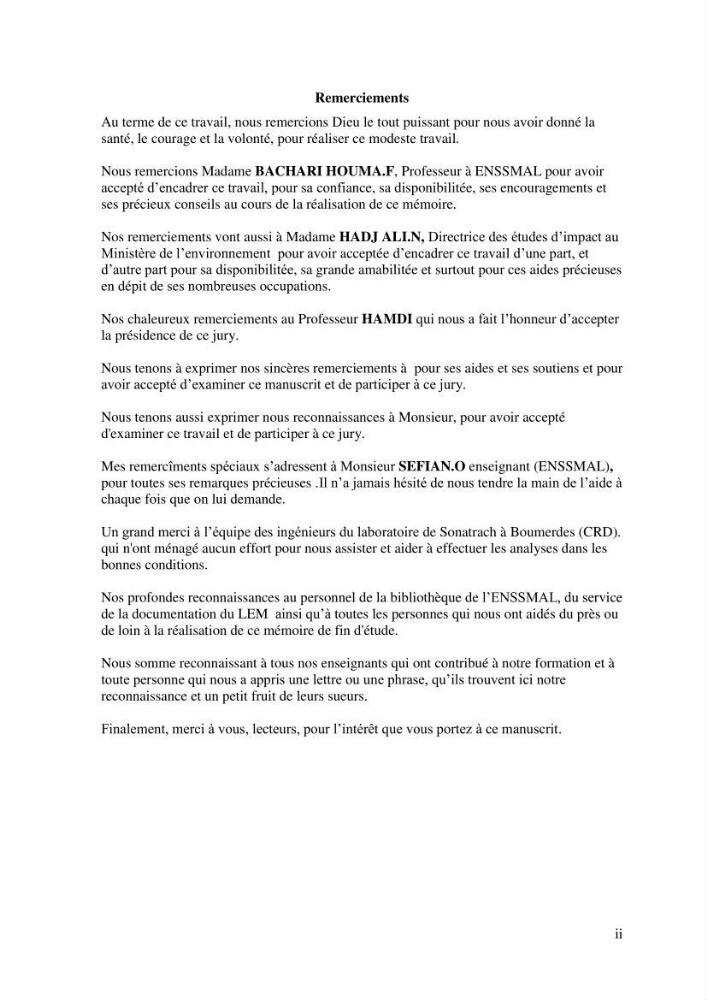 L\'étude d\'impact des produits de dragage du port de Bejaia sur l\'environnement \' arrière port \':