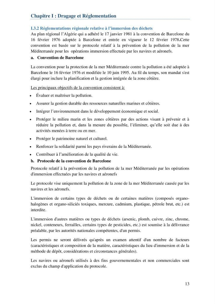 L\'étude d\'impact des produits de dragage du port de Bejaia sur l\'environnement \' arrière port \':