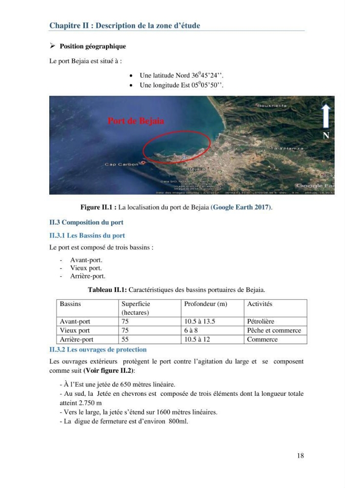 L\'étude d\'impact des produits de dragage du port de Bejaia sur l\'environnement \' arrière port \':