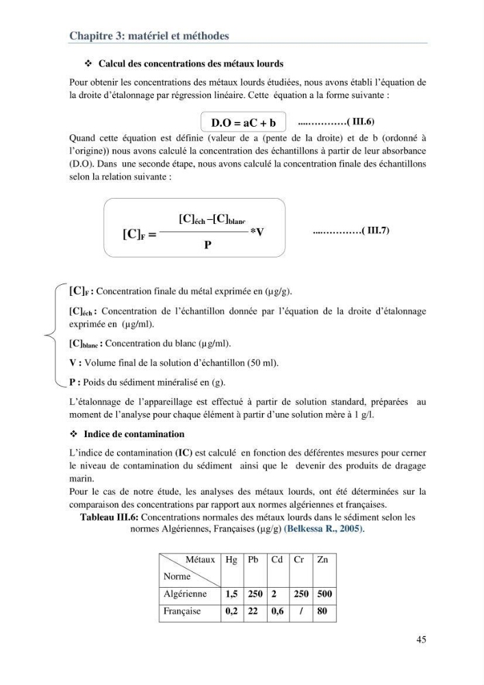 L\'étude d\'impact des produits de dragage du port de Bejaia sur l\'environnement \' arrière port \':
