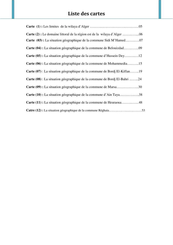 Evaluation de la mise en oeuvre de la loi n°02-02 relative à la protection et à la valorisation du littoral au niveau de l\'Est de la wilaya d\'Alger