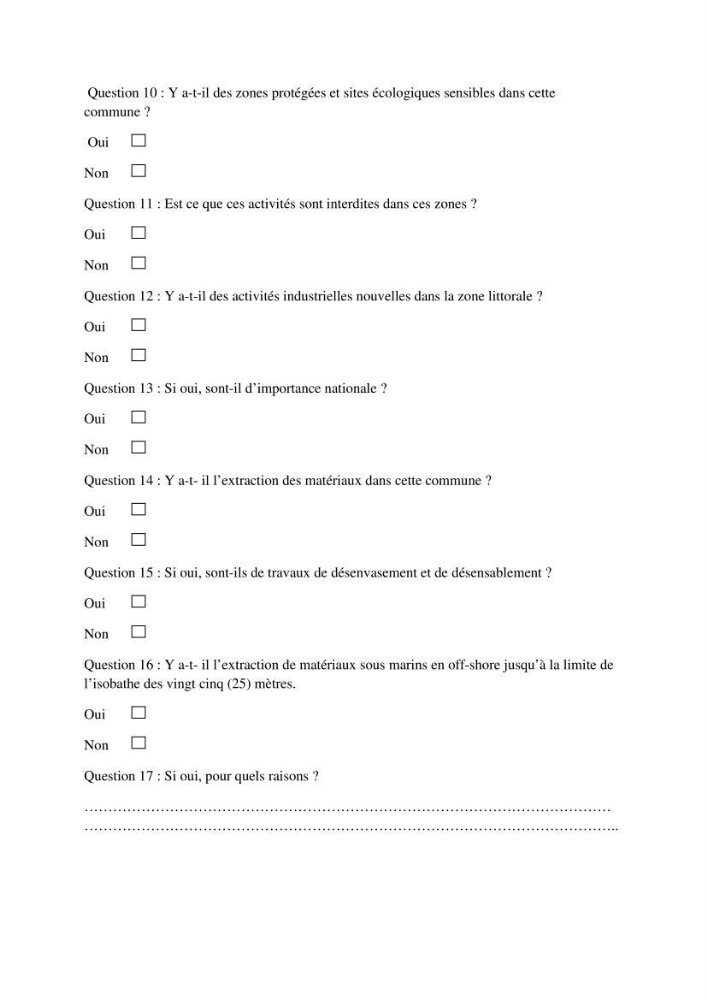Evaluation de la mise en oeuvre de la loi n°02-02 relative à la protection et à la valorisation du littoral au niveau de l\'Est de la wilaya d\'Alger