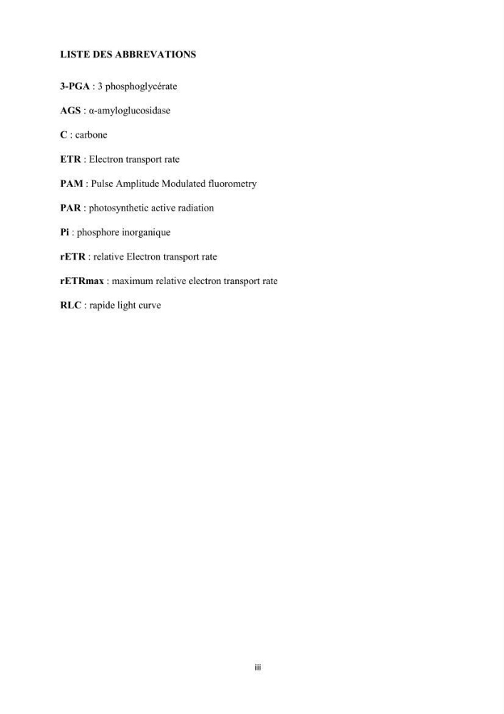 Etude échophysiologique de Posidonia oceanica (L.) Delile : mise en relation des contenus en sucres, la photosynthèse et la biométrie