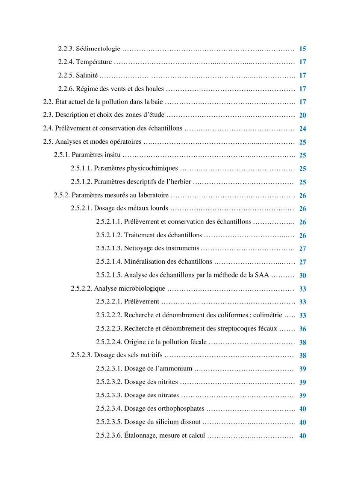 Contribution à l\'étude de l\'impact de la pollution chimique sur l\'herbier à Posidonie dans la baie de Bou-Ismaîl