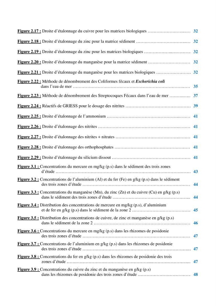 Contribution à l\'étude de l\'impact de la pollution chimique sur l\'herbier à Posidonie dans la baie de Bou-Ismaîl