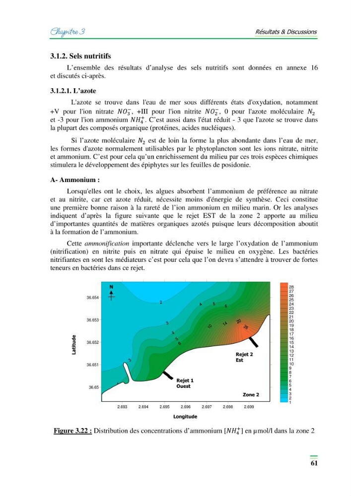 Contribution à l\'étude de l\'impact de la pollution chimique sur l\'herbier à Posidonie dans la baie de Bou-Ismaîl