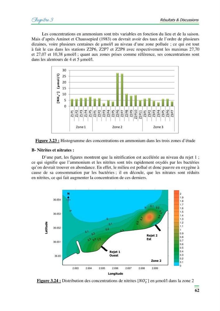 Contribution à l\'étude de l\'impact de la pollution chimique sur l\'herbier à Posidonie dans la baie de Bou-Ismaîl