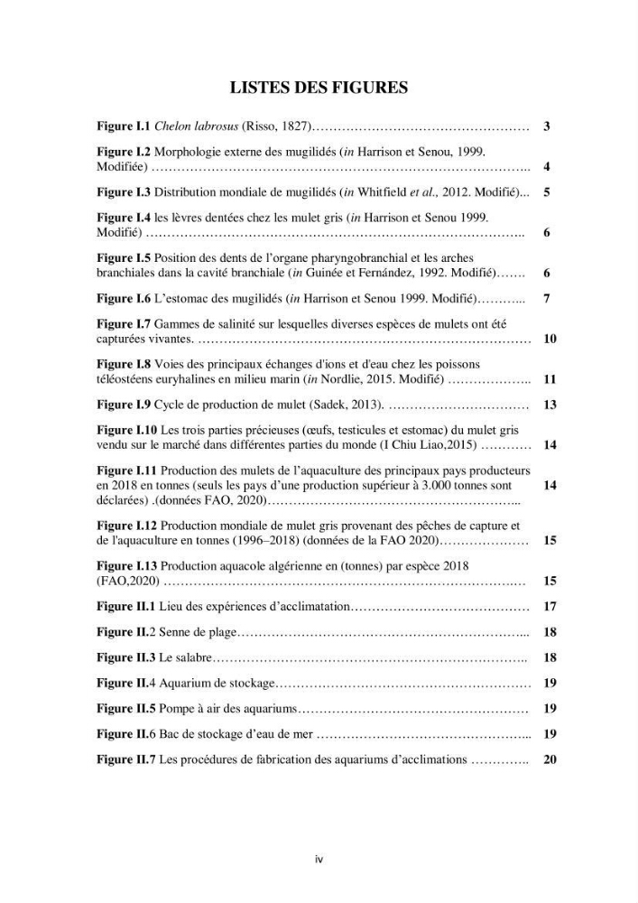 Acclimatation aux faibles salinités des alevins de mulet Chelon labrosus (Risso, 1826).: