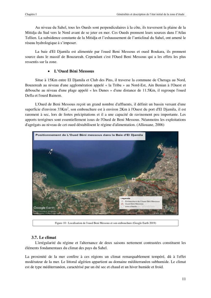 Travaux de protection du rivage marin de la résidence Sahel Club des Pins: