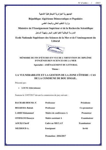 La vulnérabilité et la gestion de la zone côtière La vulnérabilité et la gestion de la zone côtière