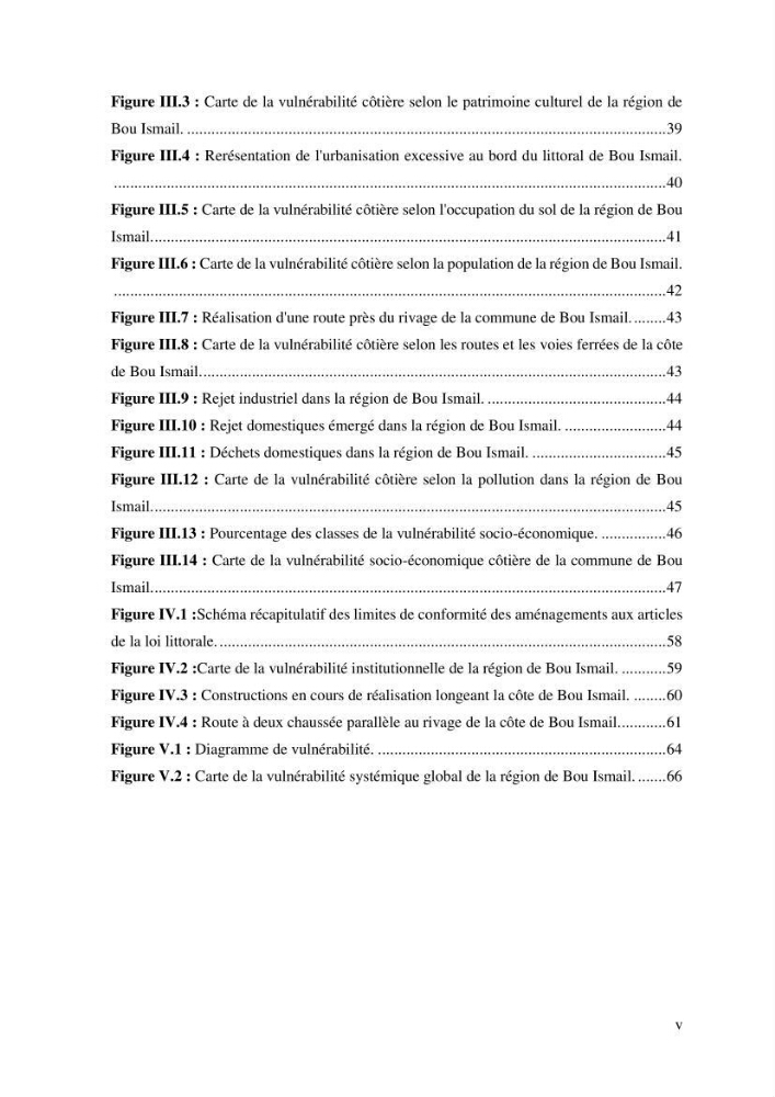 La vulnérabilité et la gestion de la zone côtière