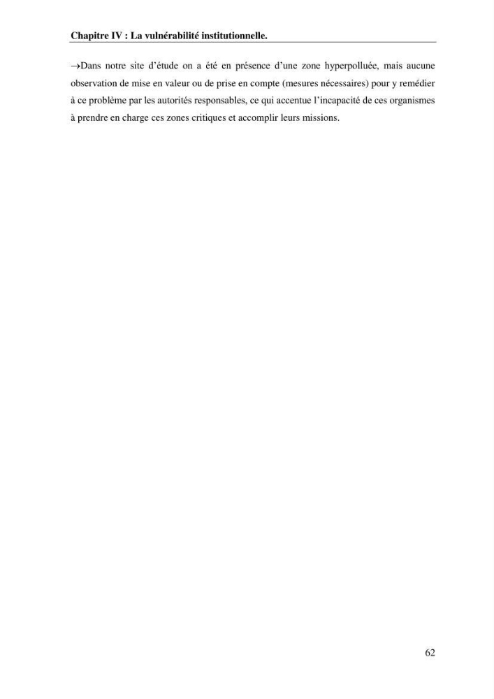 La vulnérabilité et la gestion de la zone côtière