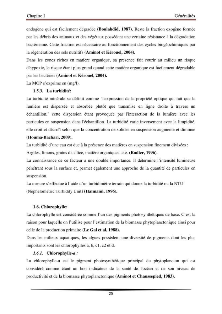 Analyse géostatistique de quelques paramètres de pollution côtière dans la baie de Bou-Ismail: