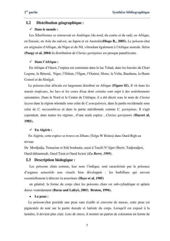 Fabrication des conserves alimentaires à partir du poisson chat africain Clarias gariepinus (Bruchell, 1822) et contribution à la valorisation des coproduits générés