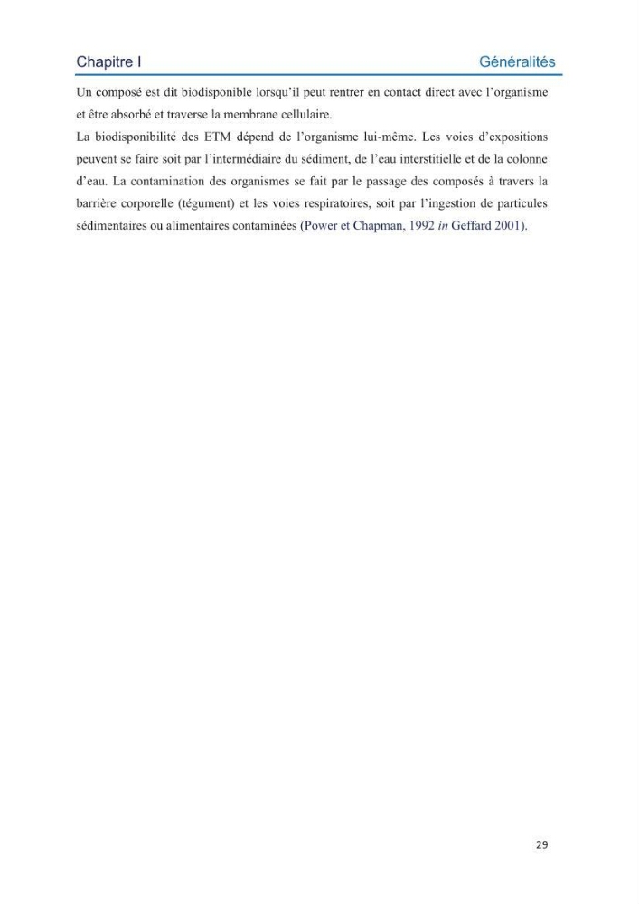 Contamination des sédiments marins de la côte Algéroise par les métaux traces