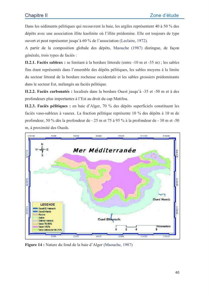 Contamination des sédiments marins de la côte Algéroise par les métaux traces