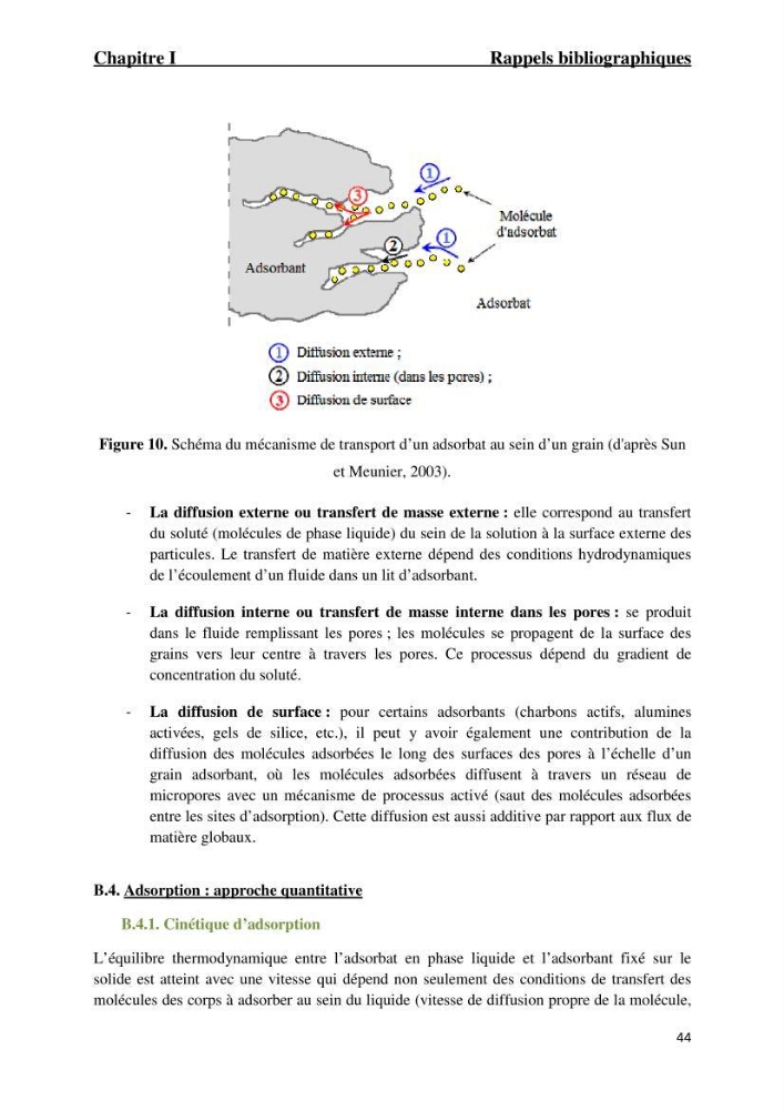Comportement des éléments traces métallique dans une matrice sédimentaire par des études d\'extration séquentielle et par adsorption :