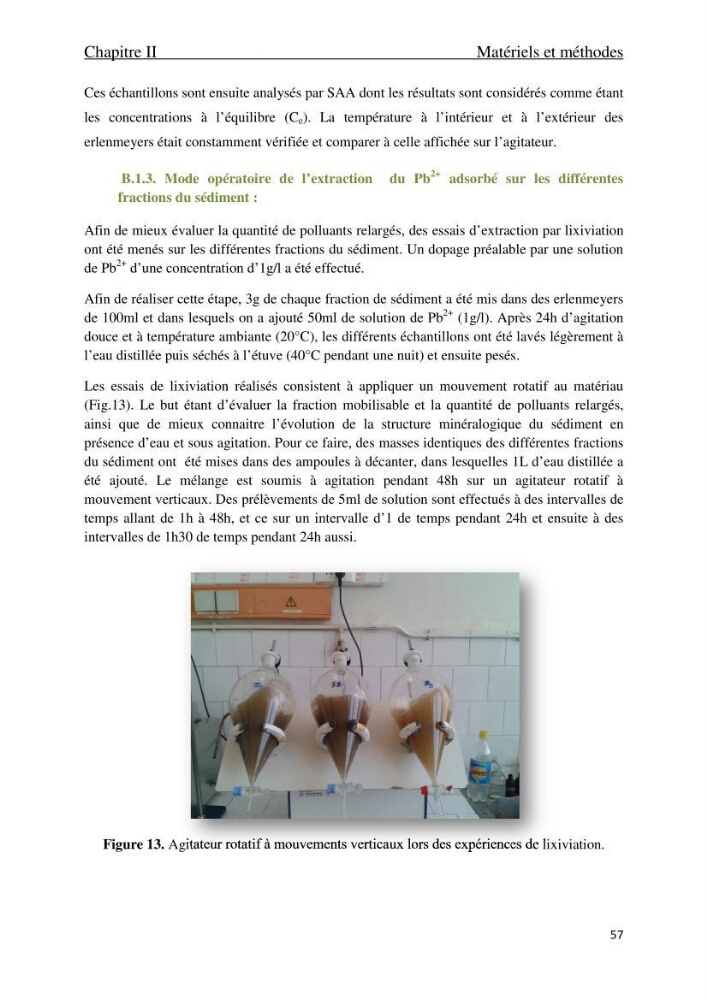 Comportement des éléments traces métallique dans une matrice sédimentaire par des études d\'extration séquentielle et par adsorption :