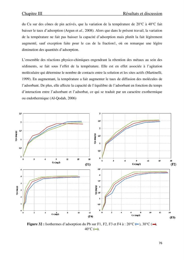 Comportement des éléments traces métallique dans une matrice sédimentaire par des études d\'extration séquentielle et par adsorption :