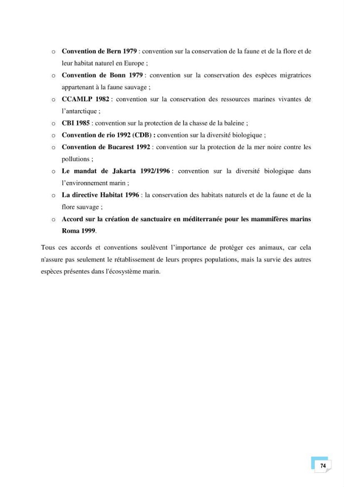 Bilan des échouages de cetacés dans le centre Algérien:
