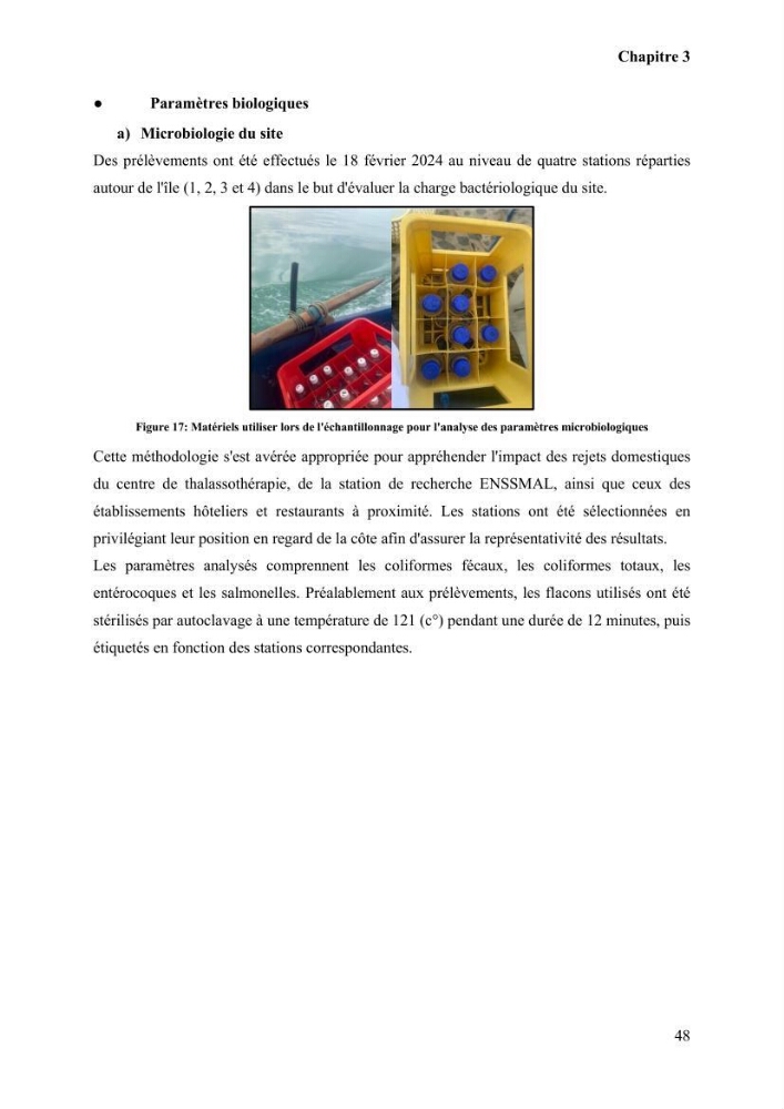 Etude de la vulnérabilité insulaire focus sur l’îlot de Sidi Fredj