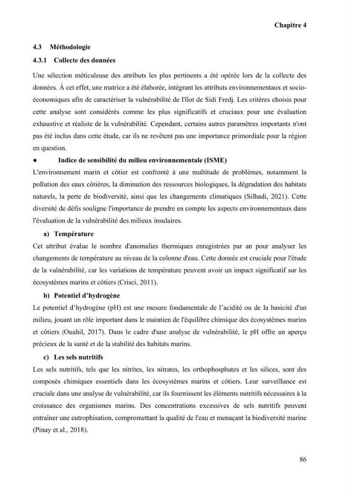 Etude de la vulnérabilité insulaire focus sur l’îlot de Sidi Fredj