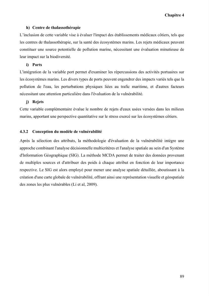 Etude de la vulnérabilité insulaire focus sur l’îlot de Sidi Fredj