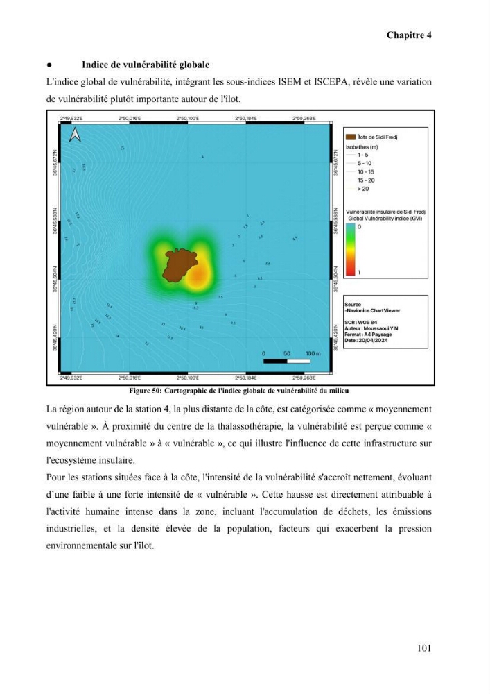 Etude de la vulnérabilité insulaire focus sur l’îlot de Sidi Fredj
