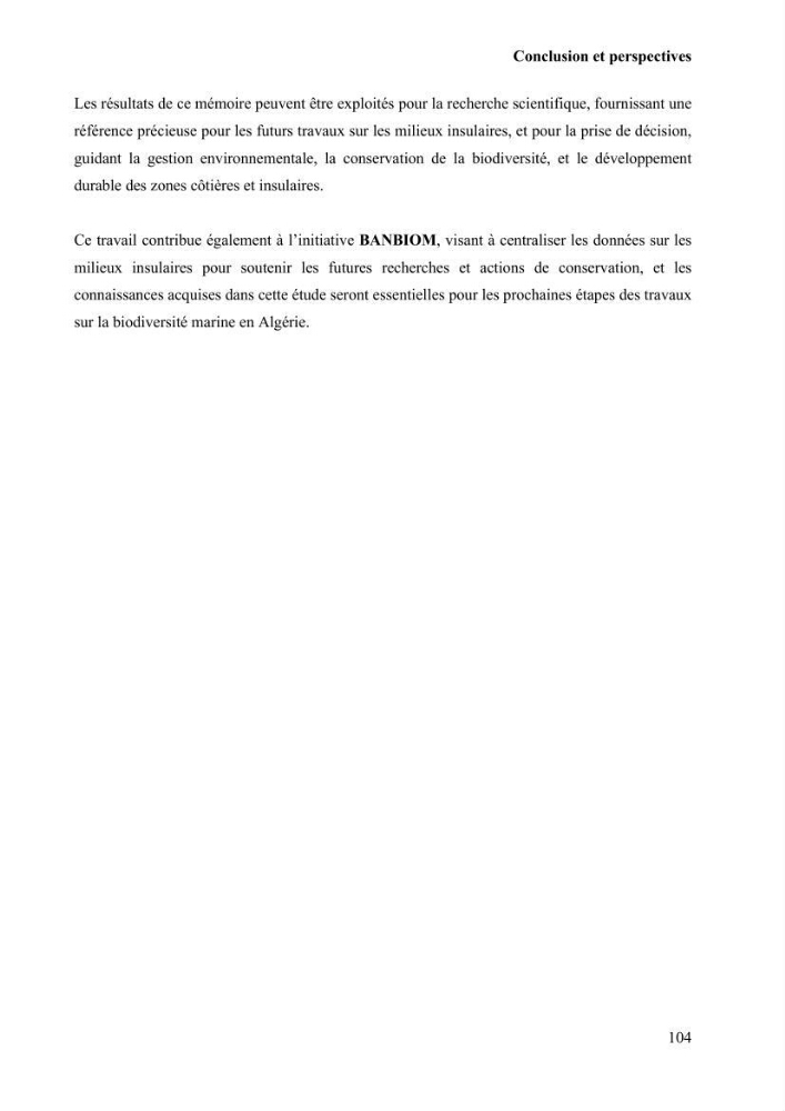 Etude de la vulnérabilité insulaire focus sur l’îlot de Sidi Fredj