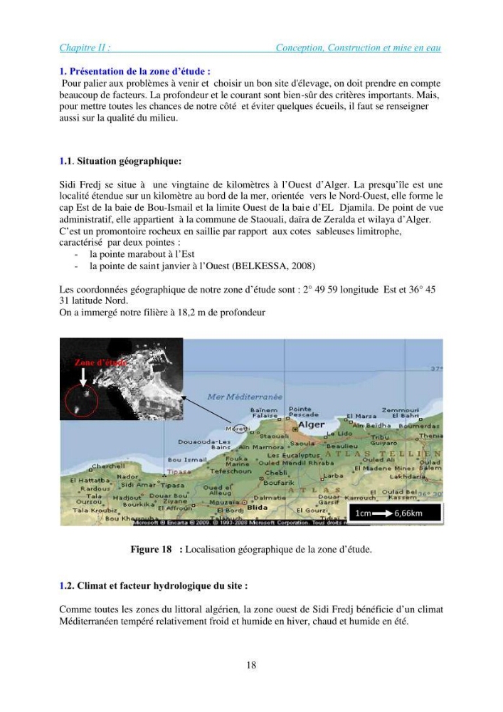 Installation d\'une filière conchylicole