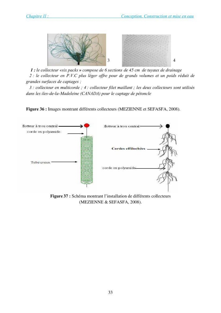 Installation d\'une filière conchylicole