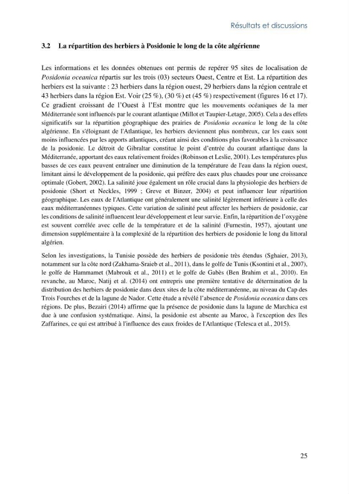 La faune et la flore associée aux herbiers de Posidonia oceanica dans la côte Algérienne