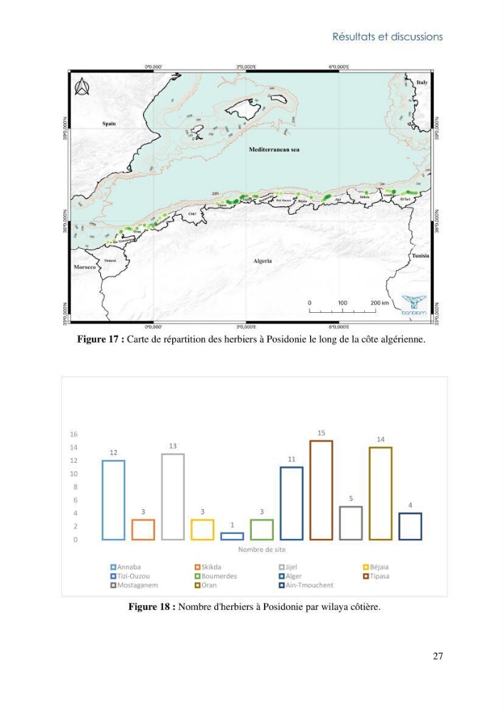 La faune et la flore associée aux herbiers de Posidonia oceanica dans la côte Algérienne