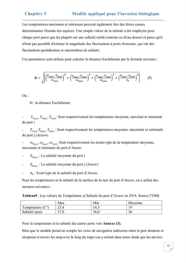 Contribution au développement d\'un modèle probabiliste pour estimer le risque d\'invasion par les eaux de ballast