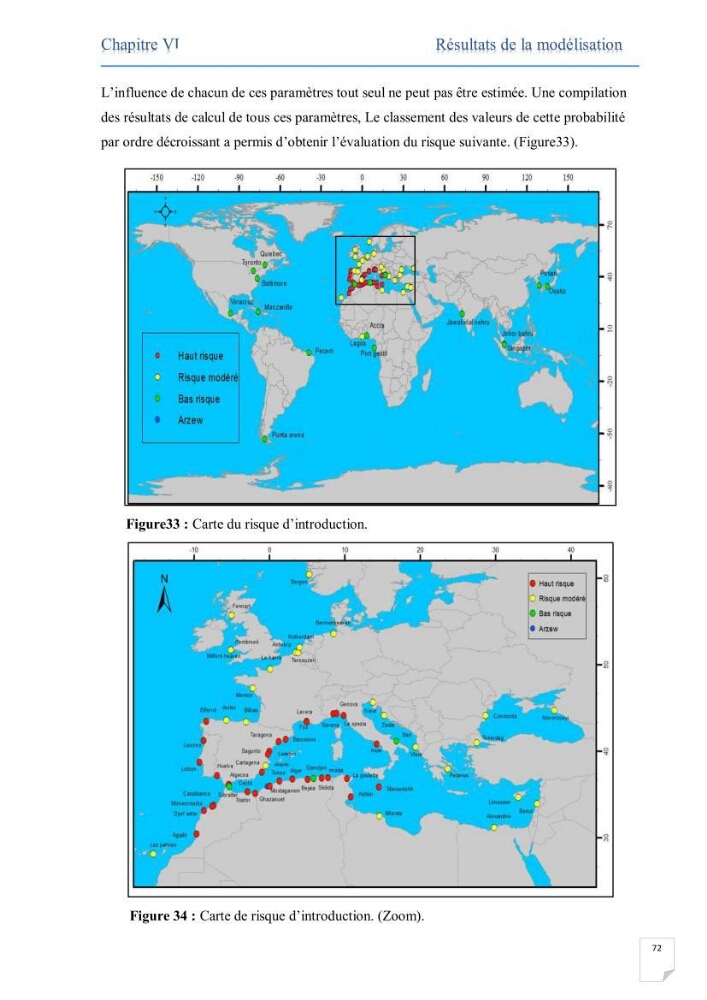 Contribution au développement d\'un modèle probabiliste pour estimer le risque d\'invasion par les eaux de ballast
