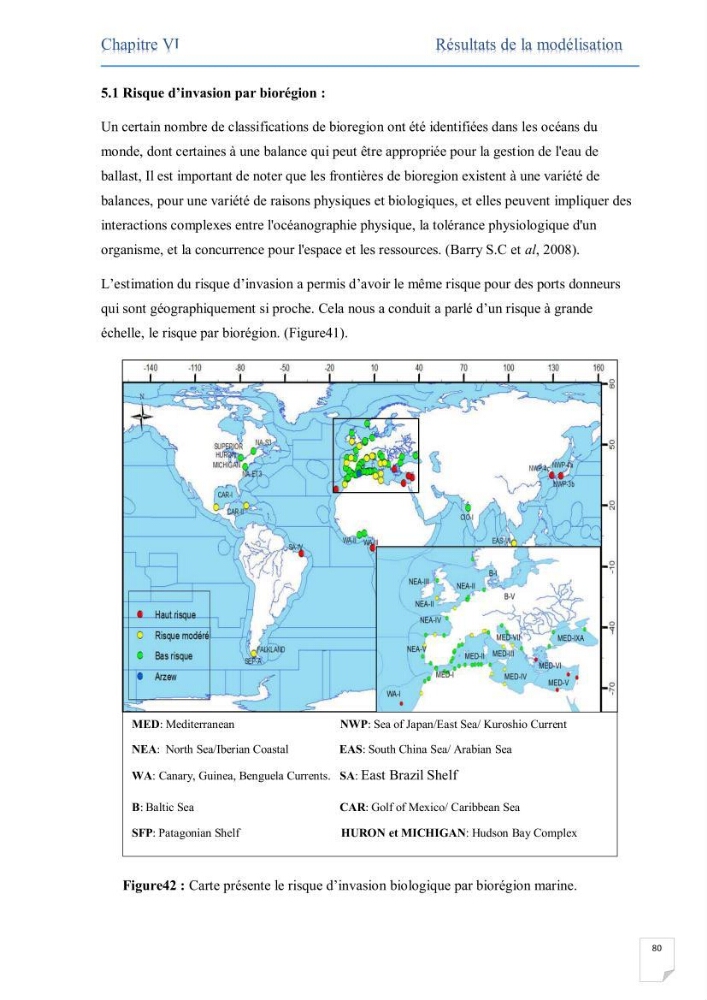 Contribution au développement d\'un modèle probabiliste pour estimer le risque d\'invasion par les eaux de ballast