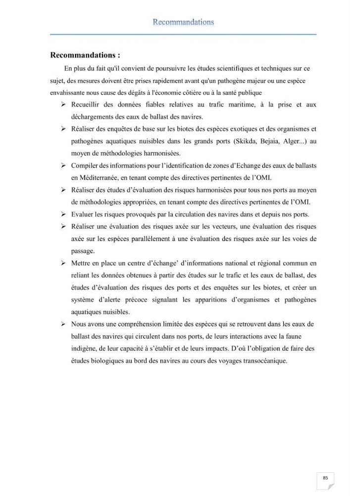 Contribution au développement d\'un modèle probabiliste pour estimer le risque d\'invasion par les eaux de ballast