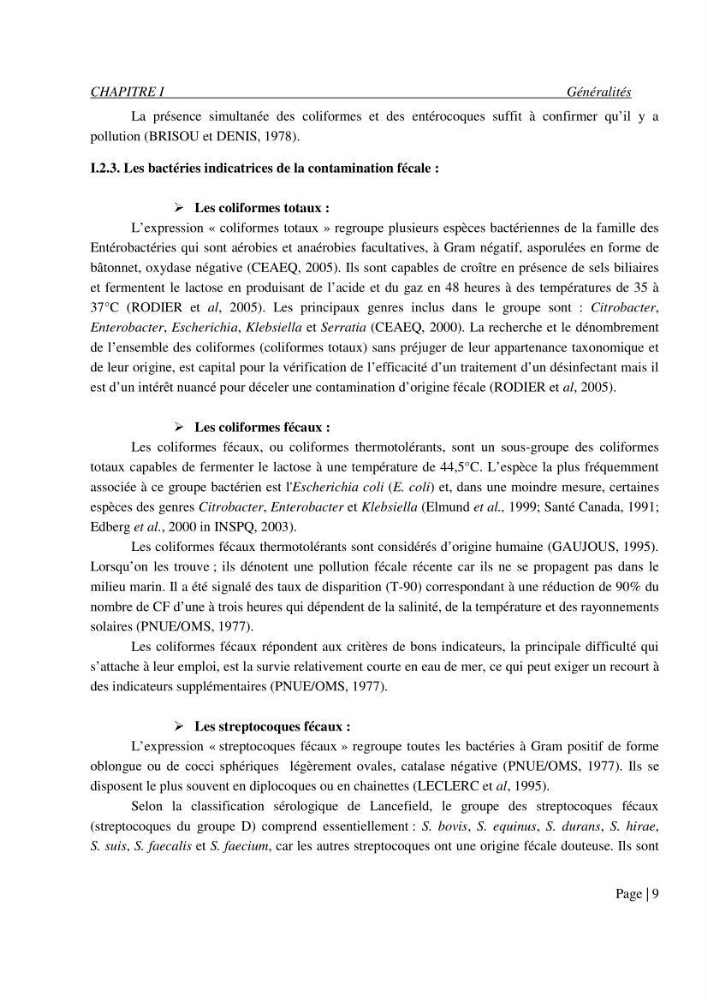 Evaluation des risques sanitaires liés aux déversements des effluents hospitaliers en mer