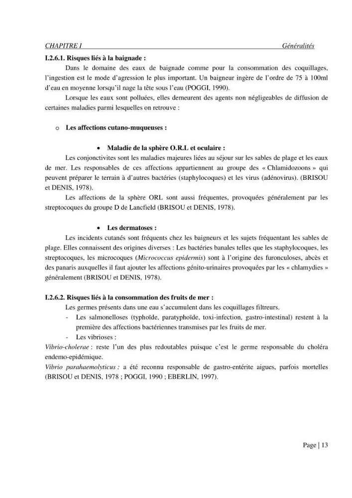 Evaluation des risques sanitaires liés aux déversements des effluents hospitaliers en mer
