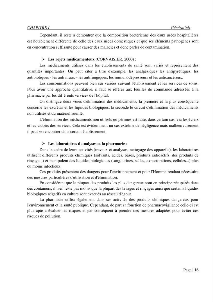Evaluation des risques sanitaires liés aux déversements des effluents hospitaliers en mer