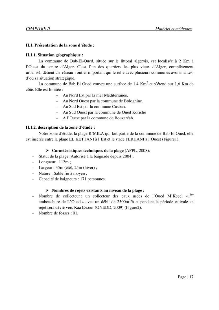 Evaluation des risques sanitaires liés aux déversements des effluents hospitaliers en mer