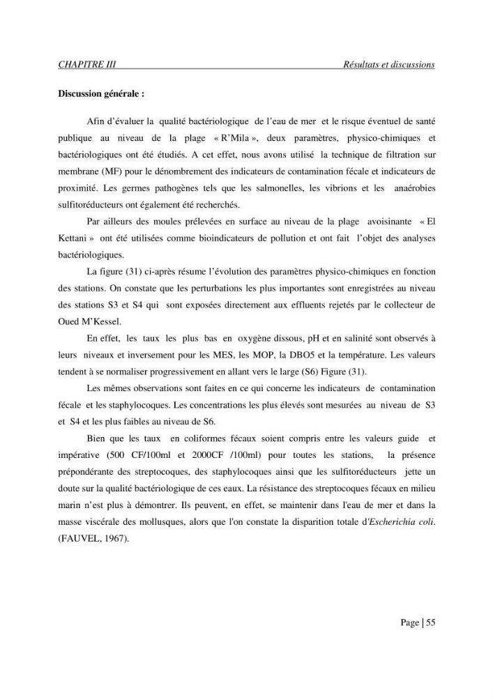 Evaluation des risques sanitaires liés aux déversements des effluents hospitaliers en mer
