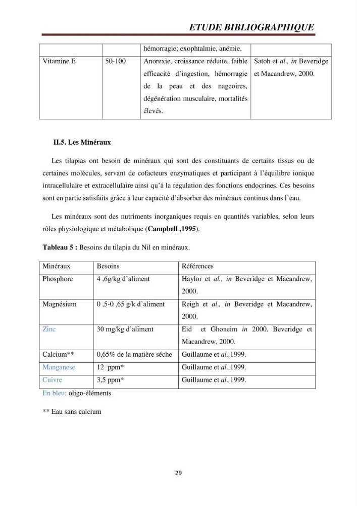 Etude comparative de deux types d\'aliment pour l\'élevage du Tilapia du Nil ( Oreochromis niloticus):