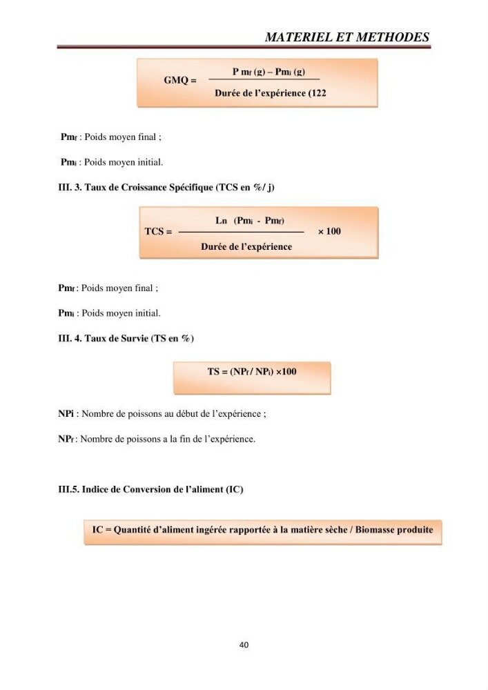Etude comparative de deux types d\'aliment pour l\'élevage du Tilapia du Nil ( Oreochromis niloticus):